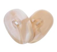 Silicone Ear Covers for Hair Dye, Secure Fit 1 Pair Coffee | Salon and Barber Use, Comfortable Waterproof Design, Sl ashion Style, Protects Ears during Coloring