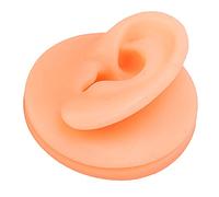 Silicone Ear, Fake Ear Reusable Simulation Ear Display Model Silicone Ear Acupuncture Practice Model False Ear Model (Left Ear)