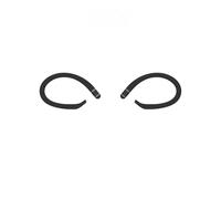 Silicone Ear Hooks for Sam-sung Galaxy Buds 4 / Buds 4 Pro - Anti-Slip & Shockproof Ear Tips with Lanyard (Black)
