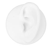 Silicone Ear Model, Left Right Human Ear Display Tool, Realistic Simulation Ear Sample with Smooth Texture for Teaching Demonstration and Store Display (Left Ear)