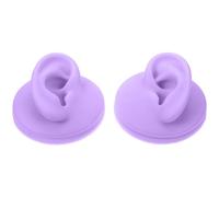 Silicone Ear Model Realistic Training Prop for Piercing Practice, 2pcs | Lifelike Shape, Smooth Texture, for Beauty Students and Artists, Schools, Anatomy Teaching