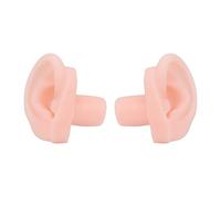 Silicone Ear Model Set of 2, Flexible Soft Ear Models for Hearing Aid Demonstrations in Hospitals and Clinics, Non- Silicone