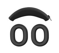 Silicone Ear Pads Cushion Cover Soft Earmuff Cover Anti-Scratch Headset Sleeve Replacement for Sony ULT WEAR WH-ULT900N/WH-1000XM3/XM4 (Black)