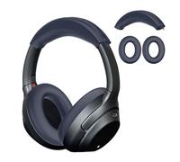 Silicone Ear Pads Headbeam Cover Anti-Scratch Earpads Headbeam Sleeve Headset Sleeve Replacement for Sony ULT WEAR WH-ULT900N/WH-1000XM3/XM4 (Dark Blue)