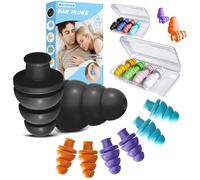 Silicone Ear Plugs for Sleeping Noise Cancelling, 10 Pairs Reusable, 33dB
