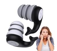 Silicone Ear Plugs - Noise Reducing Hearing Protector, Reusable Waterproof Ear Insert with Soft Fit, Sound Guard Featuring Comfortable Design, Work & Dj for Concerts, Factory