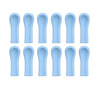 Silicone Ear Spoon Tips - 12-Pack Ear Cleaner Replacement Heads | Soft Flexible Earpick Heads - Goolinë Comebacĥome Compatible | EarCleaning Tool, Visual EarPicks, Hygiene, Safe,