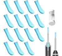 Silicone Ear Spoon Tips,15 Pcs Ear Camera Replacement Tip Soft Ear Cleaner Replacement Accessories Set Reusable Pick Ear Wax Removal Tips Kit for Children and Adults