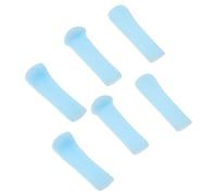 Silicone Ear Spoon Tips 6pcs Blue Visible Earwax Removal