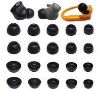 Silicone Ear Tips for Beats Earbuds, Replacement Tips Compatible with Beats Studio Buds, Fit Pro, Solo Buds, Powerbeats Pro 2, 10 Pairs 5 Sizes(XS/S/M/L/XL) (Black)