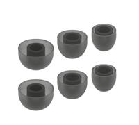 Silicone Ear Tips for Bowers Wilkins Pi5/Pi7/Pi5 2S/Pi7 2S TWS Eartips for Bowers Wilkins Pi5/Pi7/Pi5 /Pi7 Earbuds Tips Earplugs Eartips Replacement 6Pcs (Transparent black)