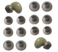 Silicone Ear Tips for Galaxy Buds 2 Dustproof Fine Mesh Replacement Earbuds Tips for Samsung Galaxy Buds2/Galaxy Buds Black