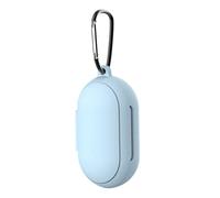 Silicone Earbuds Case Compatible with Buds Plus Earphone Protective Cover with Keychain Wireless Earbuds Case Sky Blue..