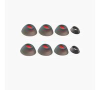Silicone Earcups For Jbl Tune Flex Ear Tips Earphone Buds Replacement for Tune Flex Ear Caps Silicone Earbud Covers Noise Isolation Cover Bluetooth Headset Accessories (Black)