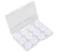 Silicone Earplugs, 6 Pairs Reusable Plastic Noise Canceling Earplugs, Waterproof for Sleeping, Swimming, Airplane, Traveling, Working, Studying, Shooting, Mowing (Transparent, 12 Pieces)