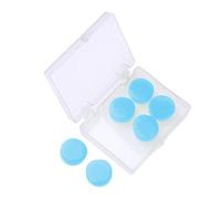 Silicone Earplugs Noise Cancelling - 6pcs Reusable Moldable Water Earplugs, Custom Fit Acoustic with Storage Case, Sturdy Sound Blocking Shield, Ideal for Study and Workplace Focus