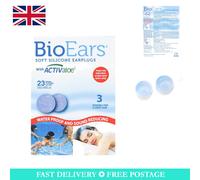 Silicone Earplugs with ACTIValoe Protection - 22 dB Noise Reduction