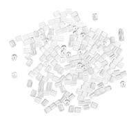 Silicone Earring Backs, 200 PCS Soft Clear Plastic Earring Backs, Clear Clutch Stopper, Hypo-Allergenic Octagonal Silicone Ear Plugs, Replacement Earrings Hoops for Fish Hooks Earring Post Studs
