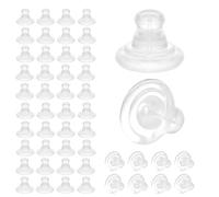 Silicone Earring Backs for Wire Earrings Locking Earrings Back for Studs/Droopy Heavy Comfort Rubber Earring Backs for Studs Safety Back Stoppers for Women Men (50)