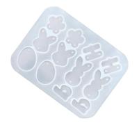 Silicone Earring Molds, DIY Easter Making, Butterfly Flower Rabbit Egg Design Silicone Pendant Mold | Family Women Men Girls Boys School Home