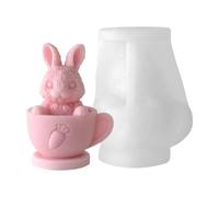 Silicone Easter | DIY Reusable Easy to Demould, Funny Silicone Mould for Easter Bunnies, for Soap Resin Chalk Decor Home Spring Party Gifts