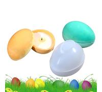 Silicone Easter Egg Mould, Silicone Egg Shaped Molds,Candle Cup Cement Mold | Easter Candle Cup Resin Casting Mould for Decoration, Storage Box Plaster Moulds