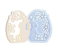 Silicone Easter Molds - Hollow Bunny and Egg, Flexible Resin Mold, Easy Release, Long-Lasting Material | DIY Epoxy Casting, Holiday Home Decor, Creative Ornament Making, Crafting Supplies for Spring