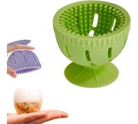 Silicone Egg Brush Cleaner with Suction Cup, Premium Fresh Egg Washer and Brush for Easy Cleaning of Farm-Fresh Eggs