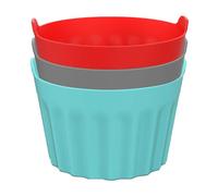 Silicone Egg Poaching Cups, 3 Silicone Egg Poaching Cooker Cups,Poached Egg Maker, Non-sticky Air Fryer Liners, Heat-resistant Egg Cup for Kitchen