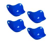 Silicone Egg Poaching Cups (4 Pack), Microwave & Dishwasher Safe Egg Poachers, Non-Stick Poached Egg Maker Pods for Easy Cooking, BPA-Free by BAKEE UK (Blue)