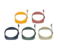 Silicone Egg Rings, 5 Piece Fried Egg Rings Nonstick Pancake Square Round Fried Egg Molds for Omelet McMuffins, 3.2