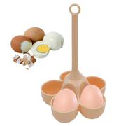 Silicone Egg Steamer Tray - 5 Grids Silicone Steamer Rack with Long Handle - Multipurpose Steaming Egg Cooker Rack for Pressure Cookers