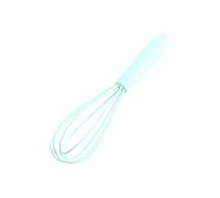 Silicone Eggs Beater Handheld Whisk Milk Egg Frother Mini Plastic Kitchen Balloon Wire Whisk for Blending Whisking Beating Stirring Baking(Cyan)
