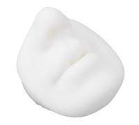 Silicone Elastic Lip Practice Model Nose Piercing Display Soft Lip Tattoo Practice for Beginners Suitable for Eyebrow Embroidery Artists Compact Size (White)