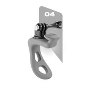 Silicone Elastic Mount Strap Compatible with TELESIN Sport Camera, 360° Rotation and 180° Pitch Adjustable Bracket for Tubular or Mesh Fixing, Pocket Size with Aluminum Alloy and Stainless Steel Parts