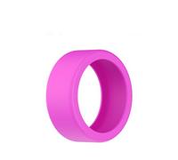 Silicone Elastic Ring Cover for Oura Ring Gen 3 Outside Workout Shockproof Smart Ring Skin Case Scratch Resistant Case (Glow-in-the-dark rose)