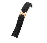 Silicone Encased Steel Watchband fit for Armani AR5890/5905/5919/5920