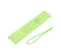 Silicone Encasement For TCL RC833A Remote - Form-Fitting Shape, Washable Exterior, Reduced Slip Risk, Full Operational, And Strap Mount(Green)