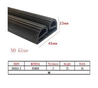 Silicone/EPDM/TPE/RUBBER Double E B-shape Cold Storage Door Sealing Strip High Temperature Oven Freezer Door Equipment strip(45 X 23 MM NO CLUE,10M)