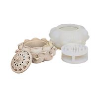 Silicone Epoxy Resin Molds Stylish Resin Casting Mold Incenses Burning Cup Mold for Craft Flowerpot Molds