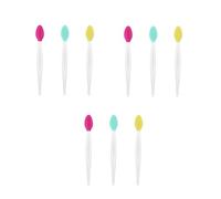 Silicone Exfoliating Lip Brush, 3 Pcs Premium Silicone Nose Brush, Manual Nose Scrubber, Cleansing for Facial Skin Care (9Pc)