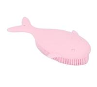 Silicone Exfoliating Soft Hair Spa Brush for Baby Kids, Lymphatic Stimulation Promotes Blood Circulation (Pink)
