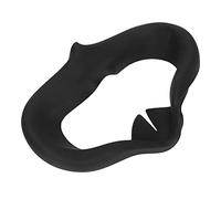 Silicone Eye Mask for 2, VR Glasses Breathable Sweatproof Shading Face Pad, Black Soft Skin - Friendly Replacement Gasket with Light Leakage Protection