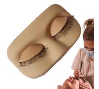 Silicone Eyelash Mannequin Head - Soft and Reusable Lash Mannequin Face | Women, Girls, Beginners, Beauty Courses, Home, Salon, Study, Practice, Training
