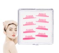 Silicone Eyelash Pads, Eyelash Lifting Pads - Lash Lift Shield Eyelash Curler Lash Lift - Eyelash Curler for Perm, 4 Pairs Lifting Rods, Reusable Tools p