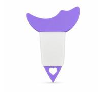 Silicone Eyeliner Stencil & Mascara, Multi-functional Eyeliner Tool for Beginners, Eyelash Tool & Eyeshadow Stencil, Violet, color to 1