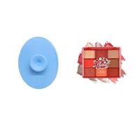 Silicone Face Cleanser Scrubber (Small) + Floral Hues 9-in-1 Eyeshadow Palette | 02 Daisy, 7.5gm | Highly Pigmented, Smudge-Proof