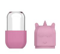 Silicone Face Ice Roller Portable Beauty Tool Unicorn for Women | Compact Pink Design, Soothing Facial Massage, Helps Ease Puffiness and Swelling, Easy to Carry