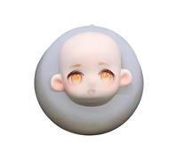 Silicone face ideal for clay projects that allow you to see the creation process for doll faces jewelry