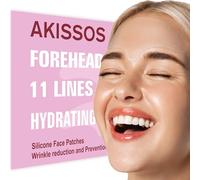 Silicone Face Patches - Akissos 2PCS Super Hydrating Reusable Forehead Wrinkle Patches,Anti Wrinkle Patches Overnight,All Night Comfort,Face Tape,After Skincare,Hypo|Pregnancy Safe|Beauty Products